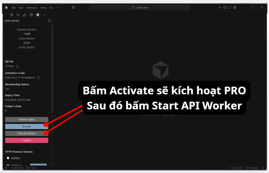 Bước 6 - Hoàn tất kích hoạt